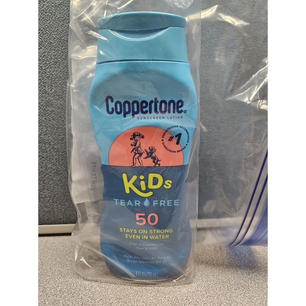 Coppertone Sport 4-in-1 SPF 30 7 fl oz, Kids Tear Free SPF 50 , Tanning 15 8oz